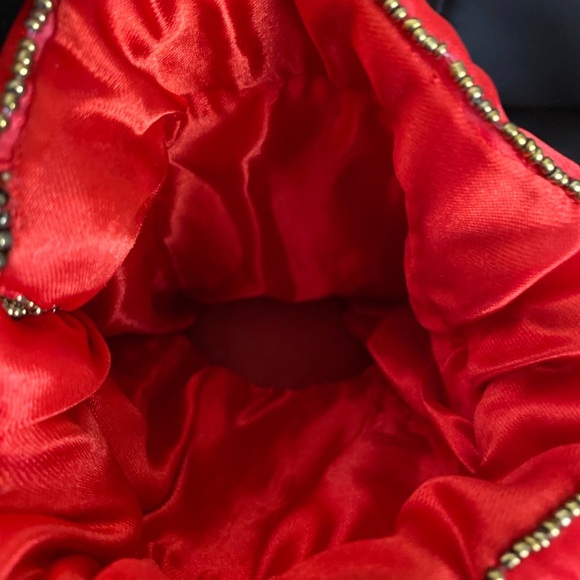 Small round bridal or party bag - Picture 3 of 4